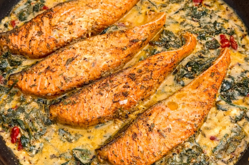 Creamy Tuscan Salmon