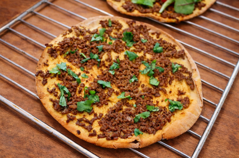 Schnelle Lahmacun Wrap