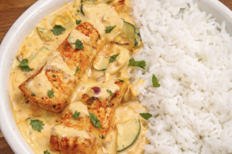 Hähnchen mit Dijon Senf in cremiger Sahnesoße